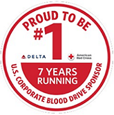 Red Cross #1 Corporate Blood Drive Sponsor Emblem