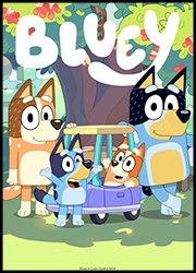 Bluey Bluey Poster